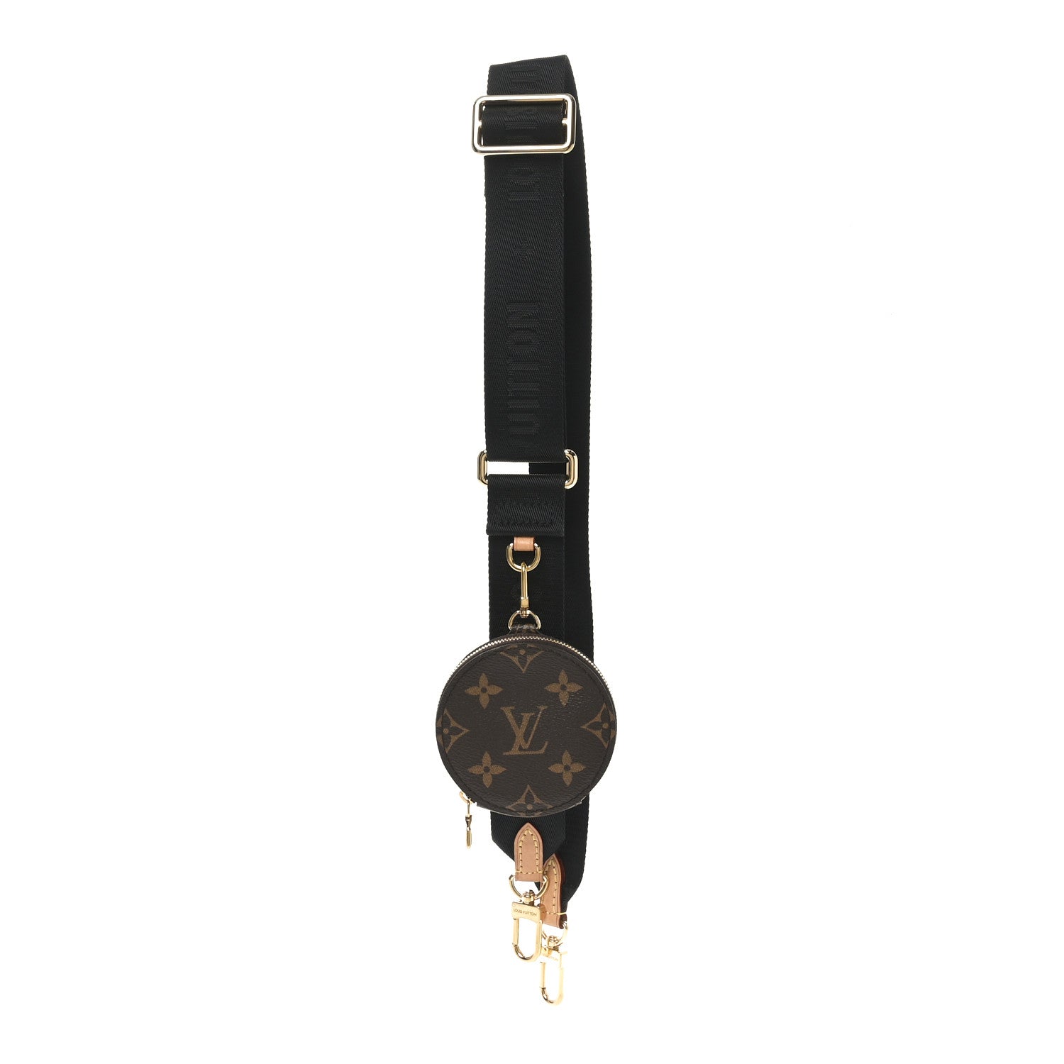 Louis Vuitton Reverse Monogram Multi Pochette Accessories Bandouliere Shoulder Strap Black 1 of 4