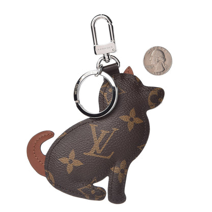 Louis Vuitton Monogram Dog Bag Charm Key Holder 2 of 3