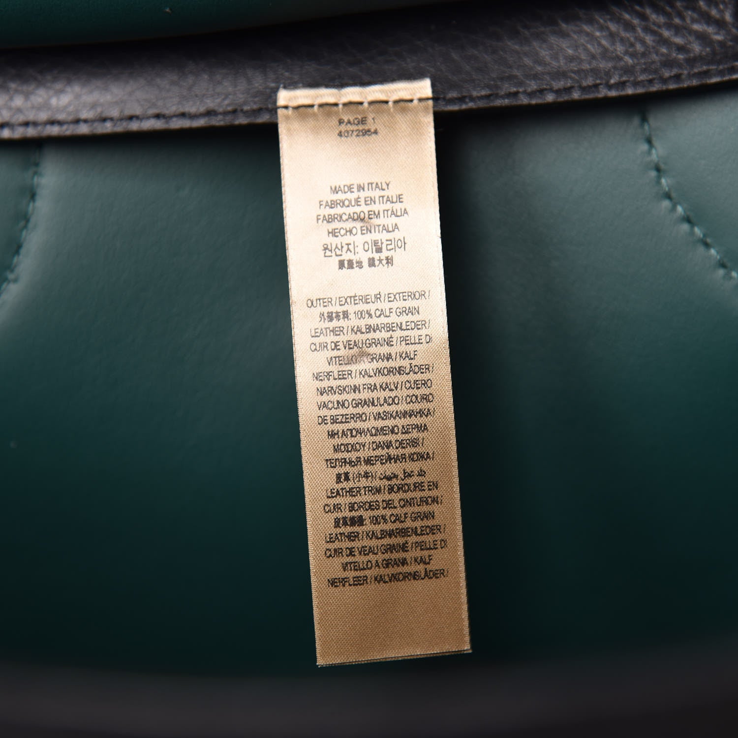 Burberry Soft Grain Calfskin Large Belt Bag Black Sea Green 9 of 10