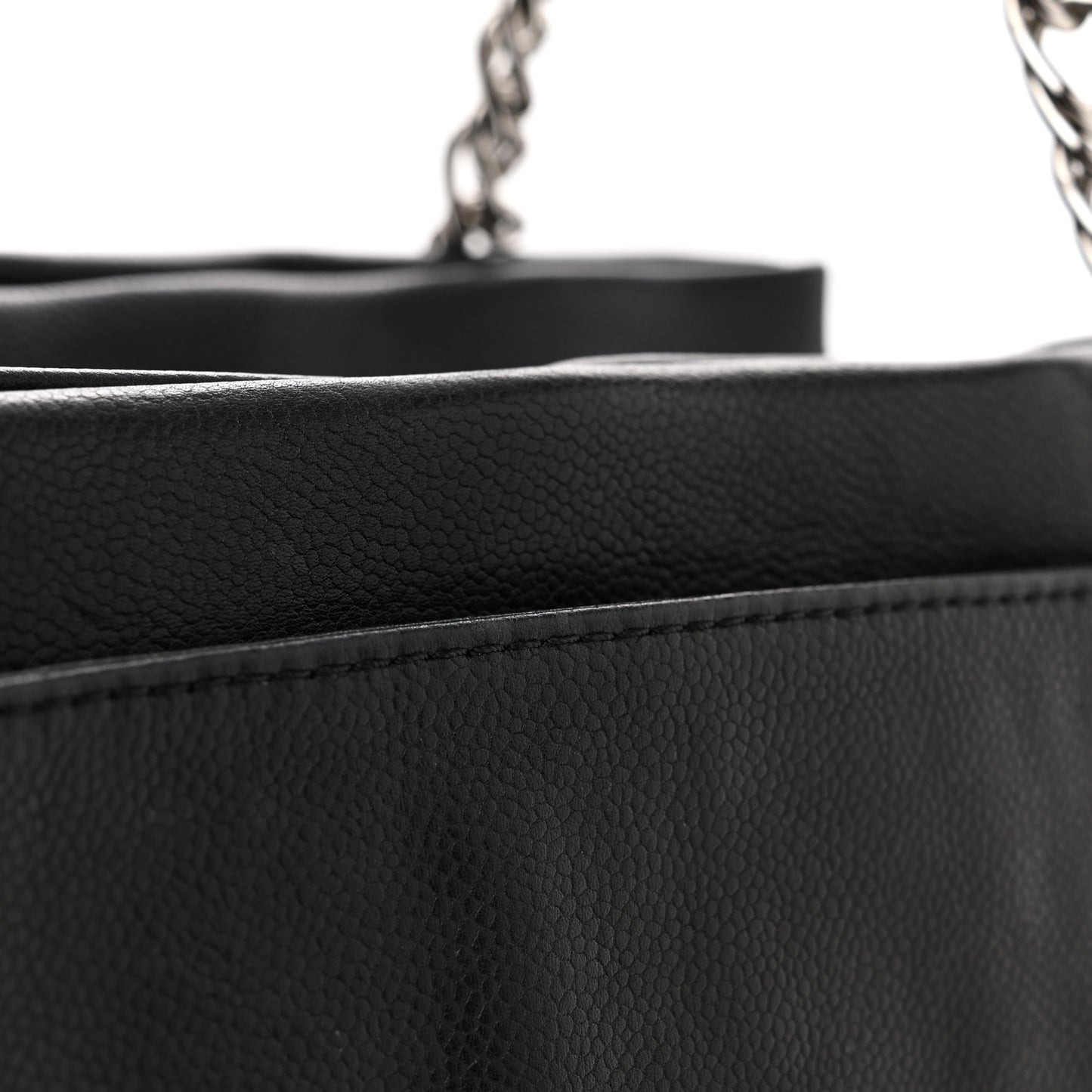 Caviar CC Tuck Medium Tote Black