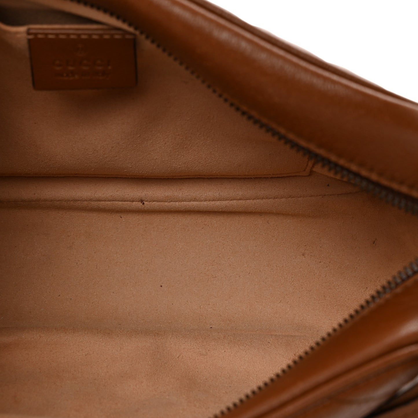 Glazed Calfskin Matelasse Diagonal Small GG Marmont Chain Shoulder Bag Cuir