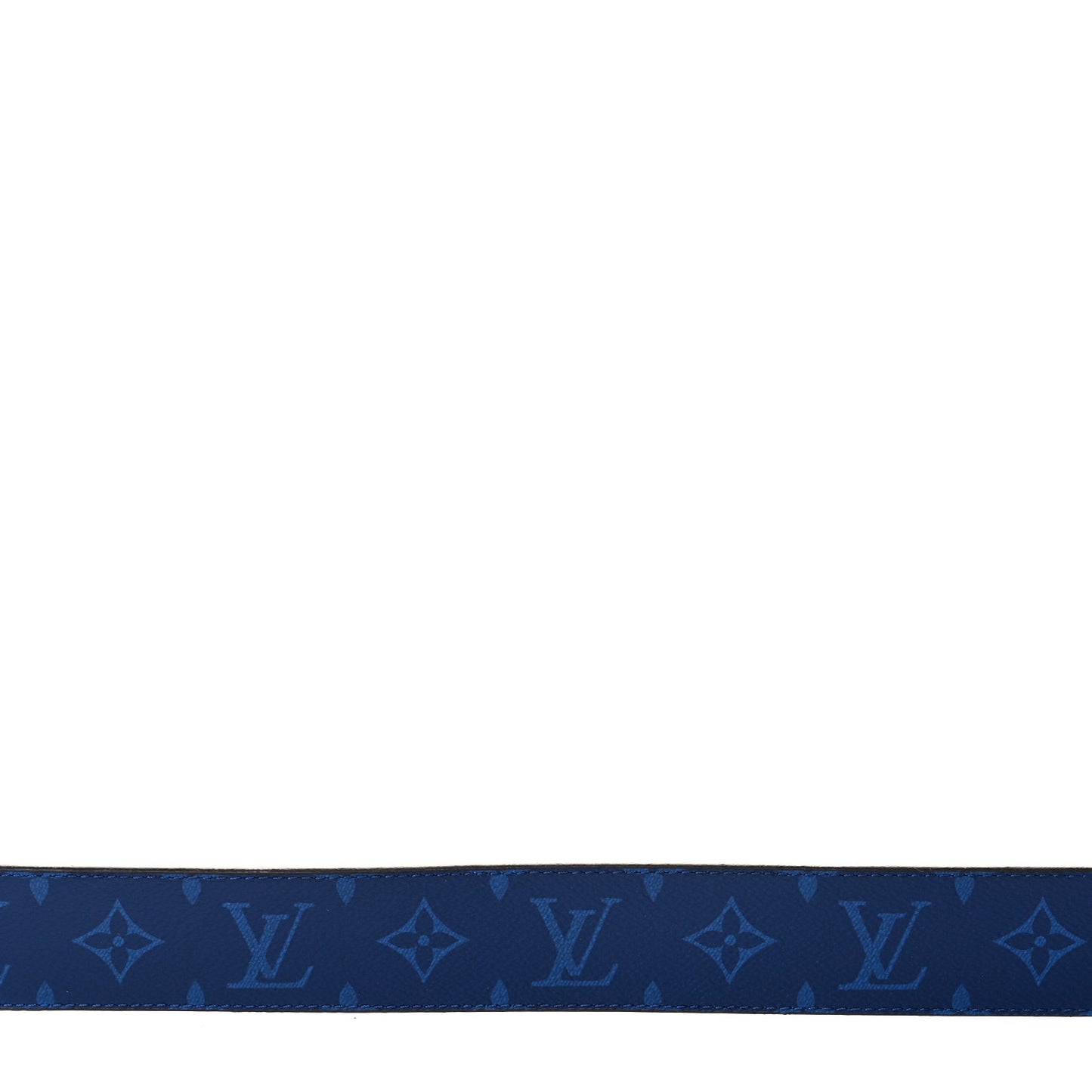 Monogram 40mm Reverso Belt 100 40 Pacific Blue