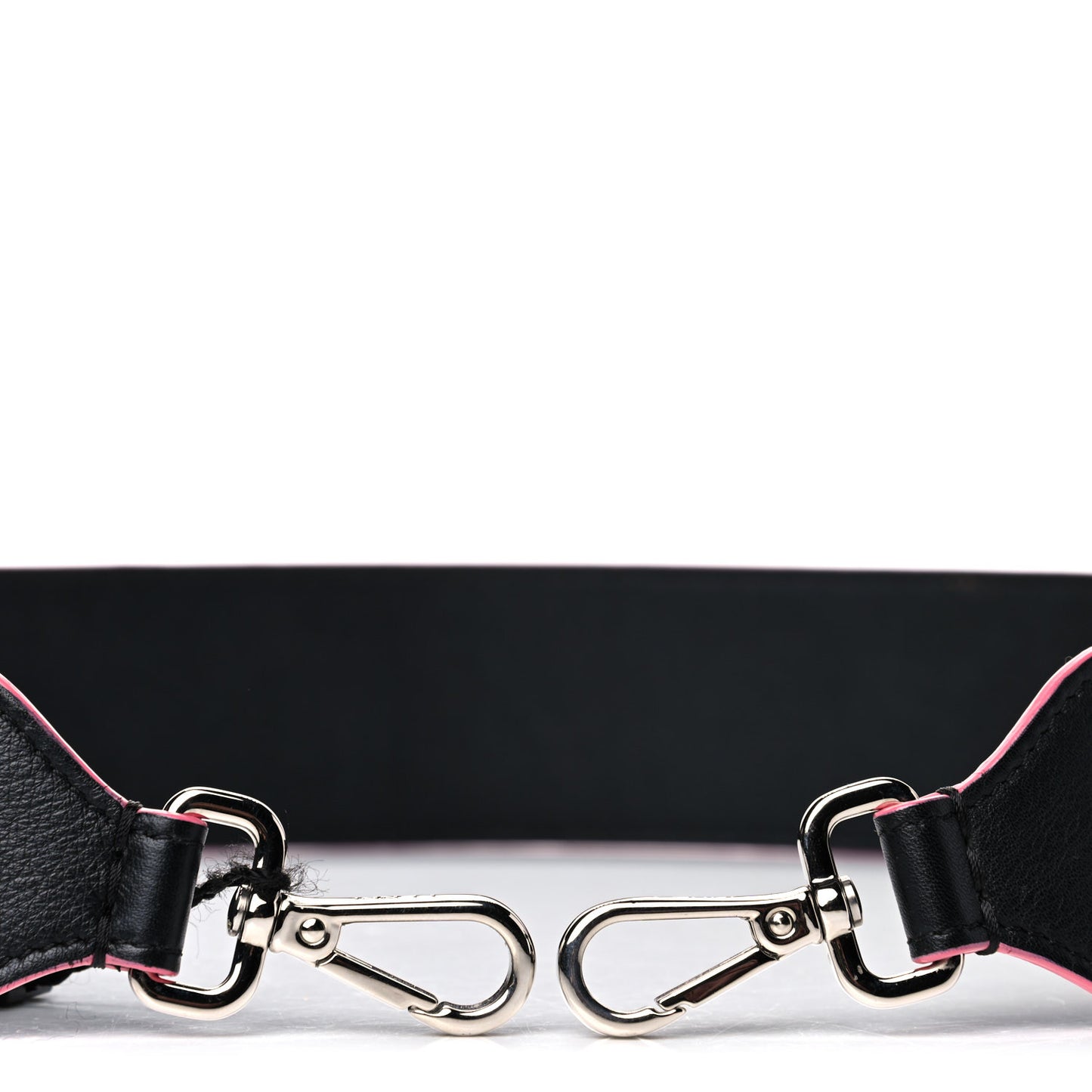 Calfskin Sequin Fun Fair Strap You Black Multicolor