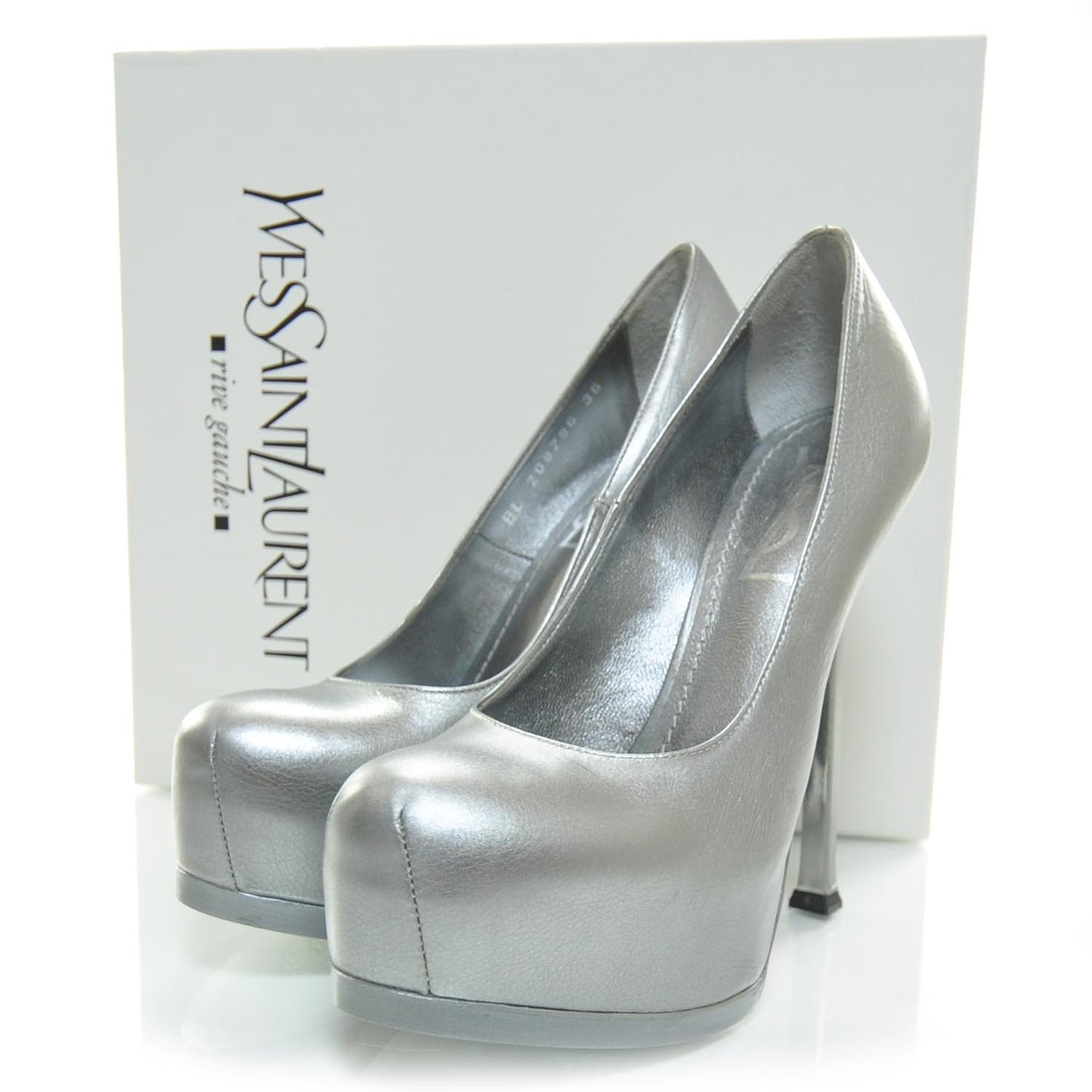 Tribtoo 105 Pumps 36 Silver NEW