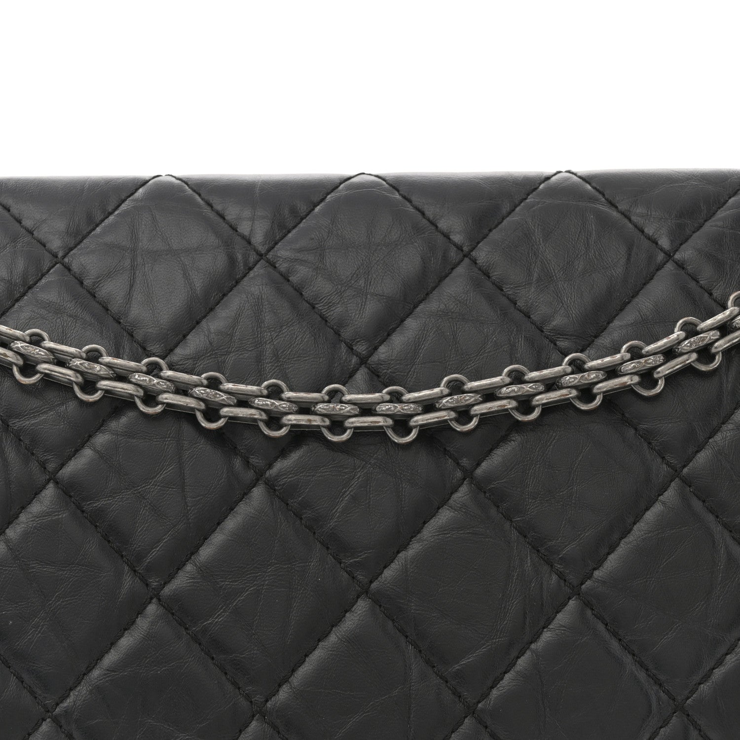 Chanel Aged Calfskin Quilted 2.55 Reissue 227 Flap Black 8 of 10