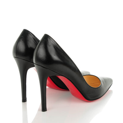 Christian Louboutin Kid Pigalle 100 Pumps 38 Black 4 of 8