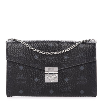 MCM Visetos Medium Patricia Wallet On Chain Black 1 of 9