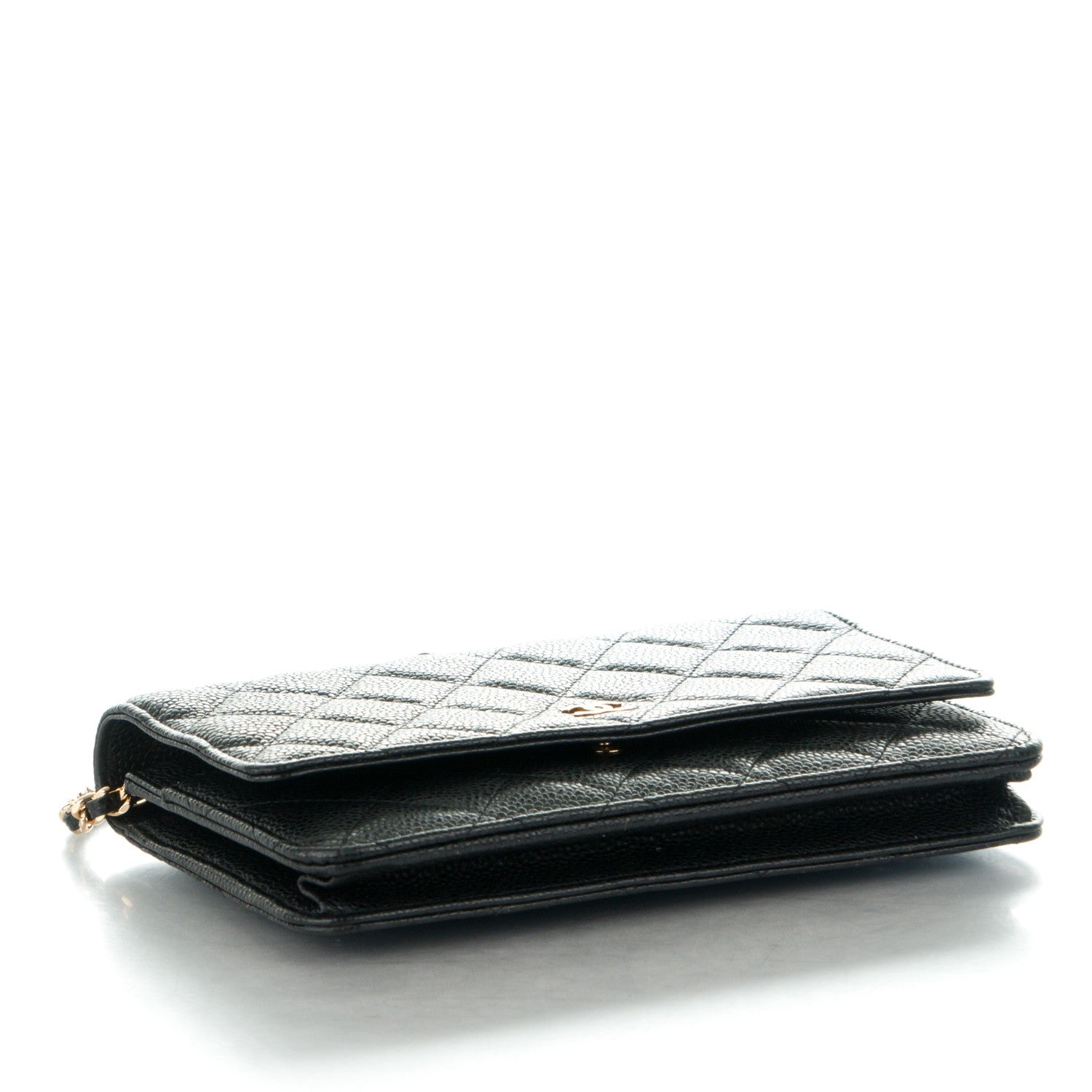 Chanel Caviar Quilted Wallet On Chain WOC Black 4 of 8