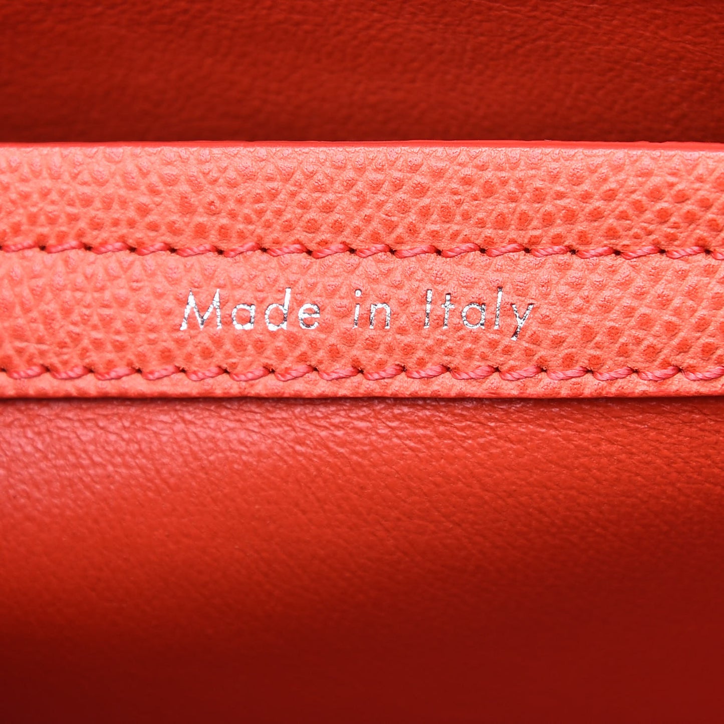 Grained Calfskin Medium Phantom Luggage Coral