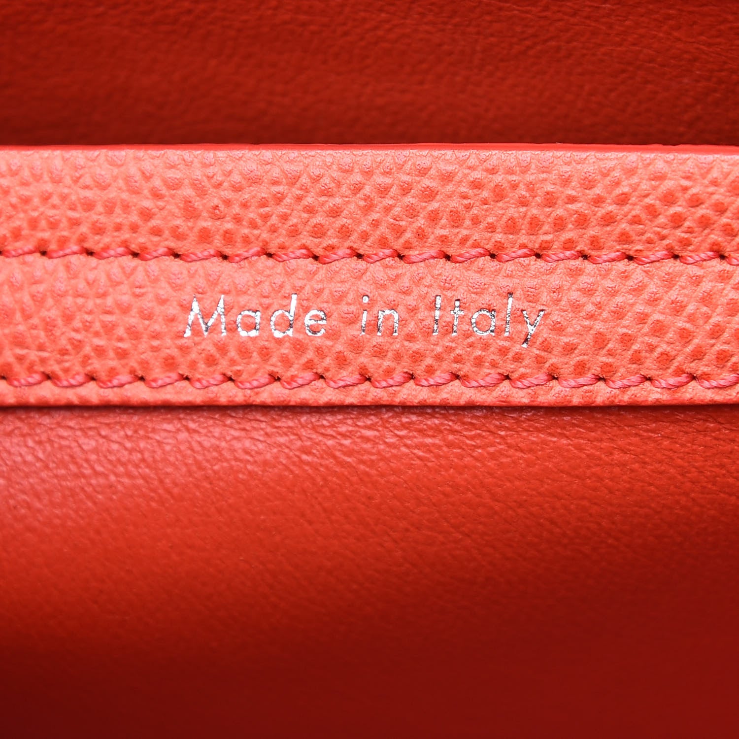 Celine Grained Calfskin Medium Phantom Luggage Coral 6 of 9
