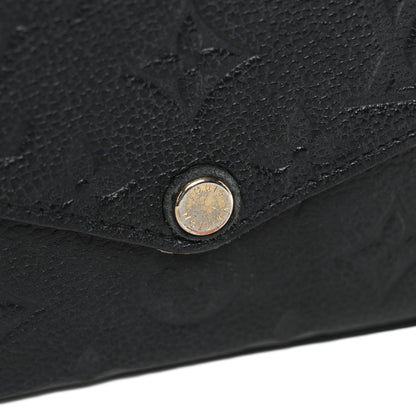 Louis Vuitton Empreinte Pochette Felicie Chain Wallet Black 13 of 14