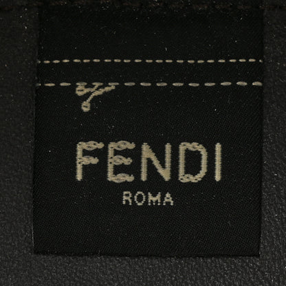 Fendi Mesh Vitello Grace F is Fendi FF 1974 Mini Mon Tresor Bucket Bag Marrone Black Ebano 6 of 8