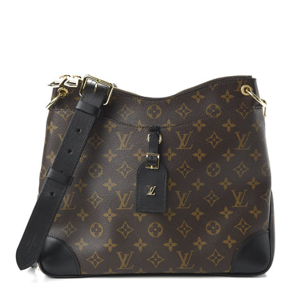 Louis Vuitton Monogram Odeon MM Black 1 of 10