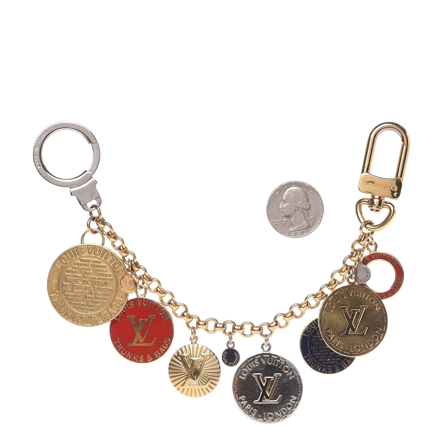Globe Trunks and Bags Bag Charm Multicolor
