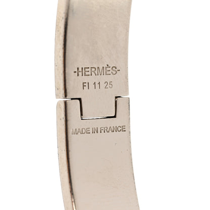 Hermes Matte Enamel Narrow Clic Clac HH Bracelet GM Black 4 of 4