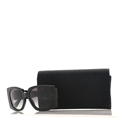 Chanel Acetate Sequin Rectangle Sunglasses 71407 Black 8 of 8