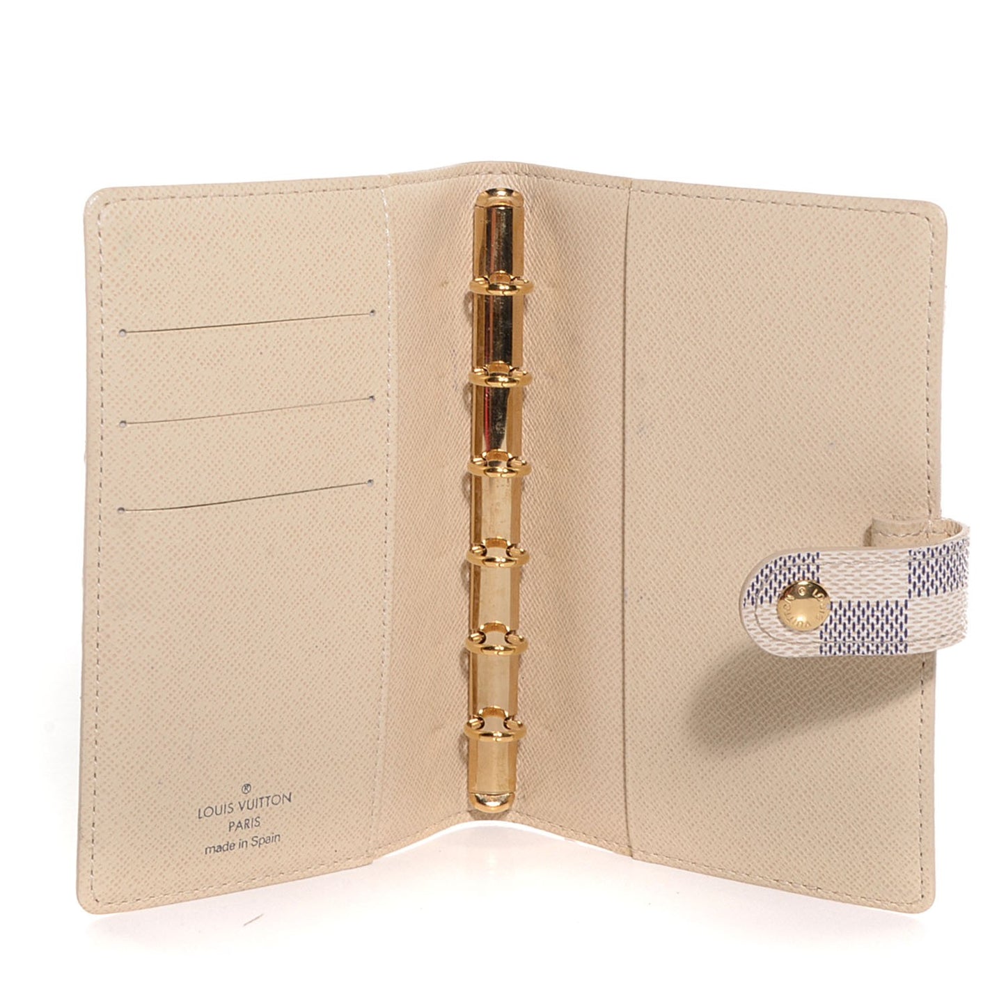 Damier Azur Small Ring Agenda Cover