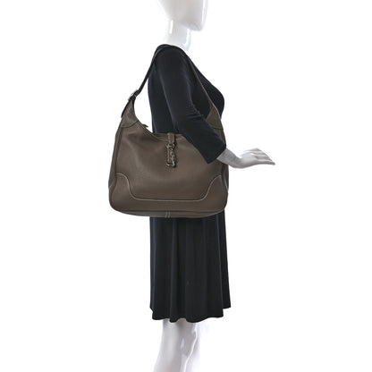 Hermes Taurillon Clemence Sac Trim II 35 Etoupe 2 of 10
