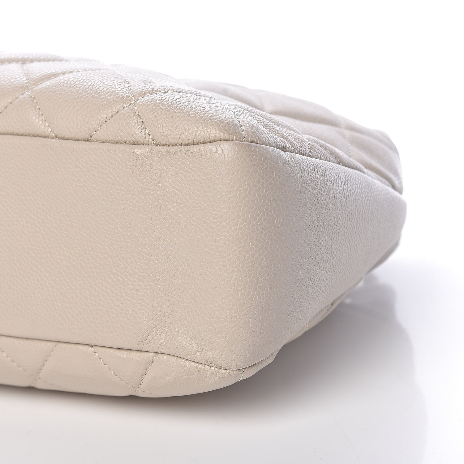 Chanel Caviar Quilted Timeless CC Soft Tote Off White 11 of 13