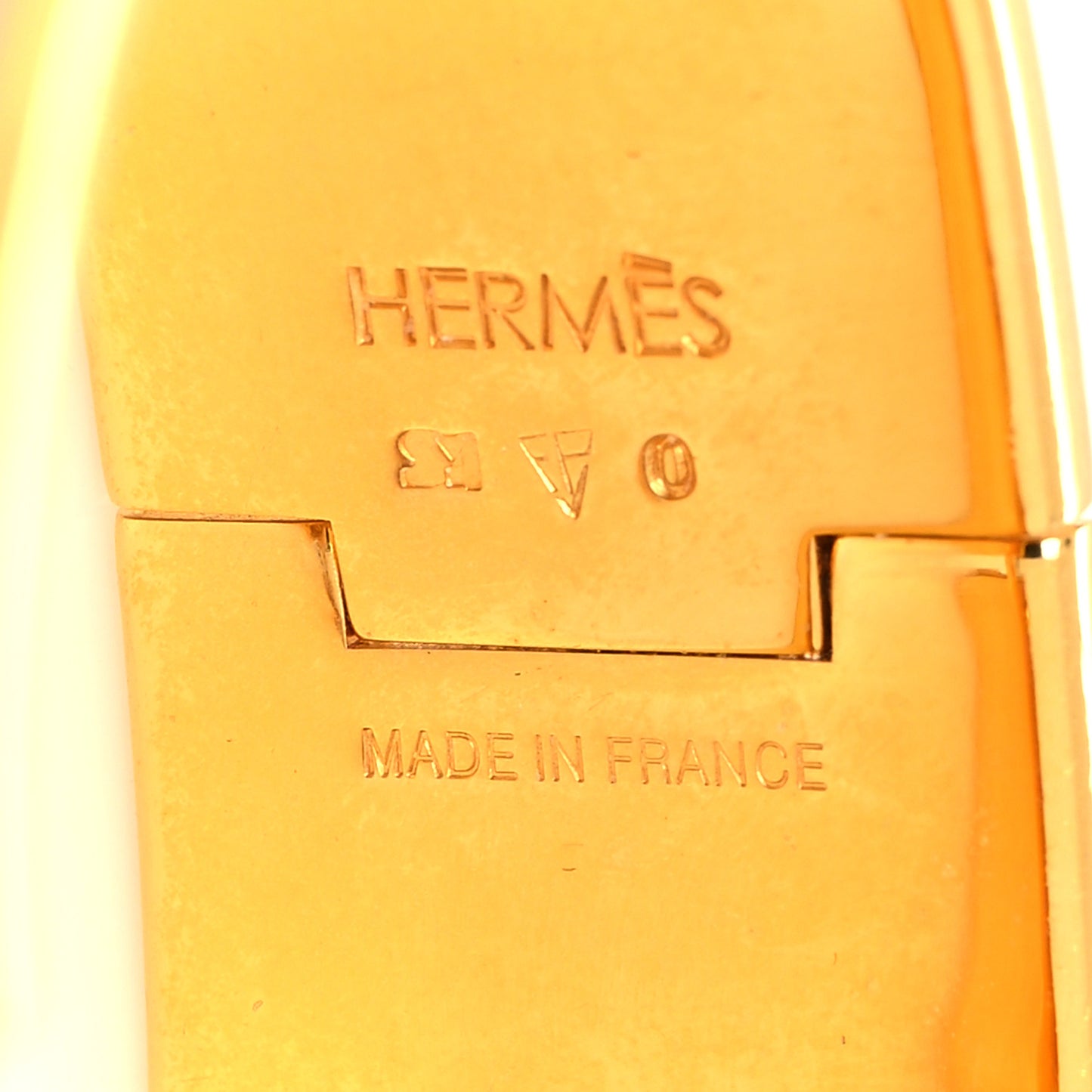 Enamel Wide Clic Clac H Bracelet PM Rose Poudre