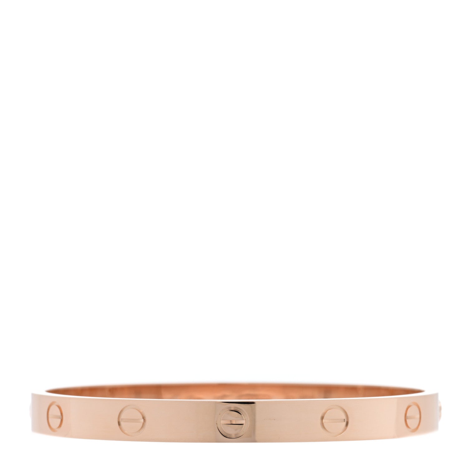 Cartier 18K Pink Gold LOVE Bracelet 17 1 of 9