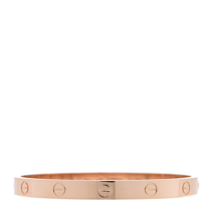 Cartier 18K Pink Gold LOVE Bracelet 17 1 of 9