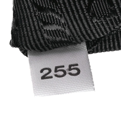Prada Re-Nylon Vela Saffiano Pocket Double Zip Messenger Bag Black 7 of 10