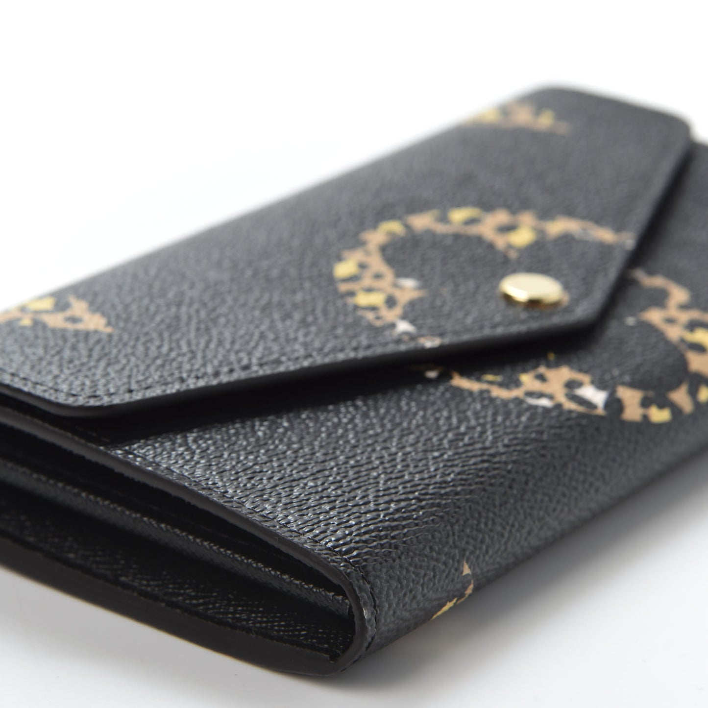 Monogram Giant Jungle Sarah Wallet Black