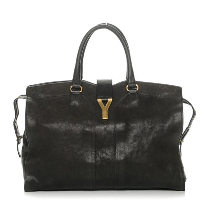 Saint Laurent Sheepskin Large Cabas ChYc Black 1 of 7