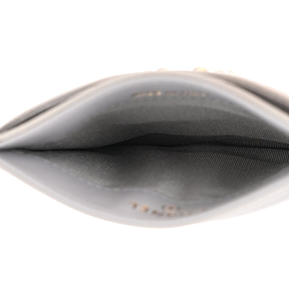 Chanel Lambskin Quilted Chanel 19 Card Holder Grey 5 of 9