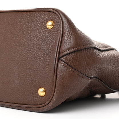 Prada Vitello Daino Shopping Tote Bruciato 10 of 11