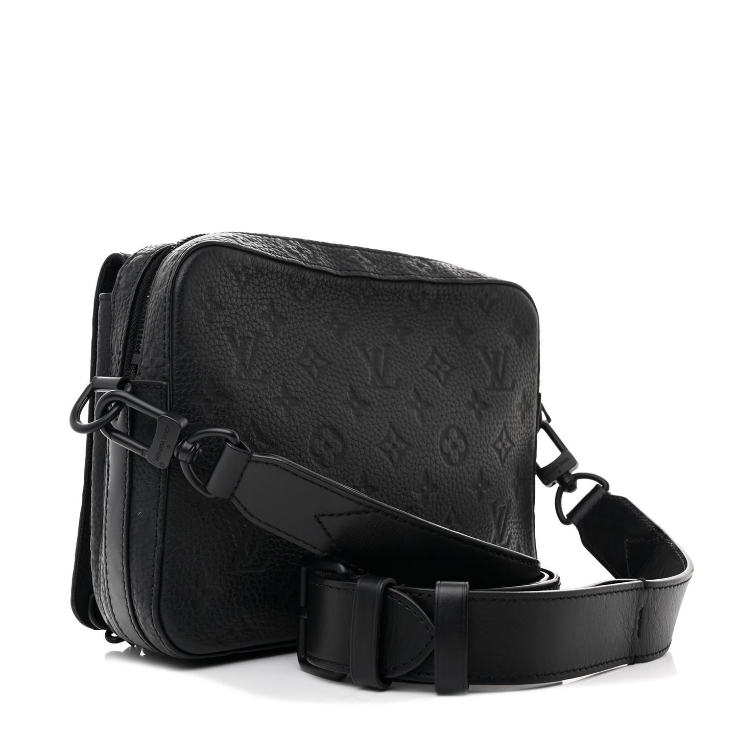 Taurillon Monogram Steamer Messenger Black