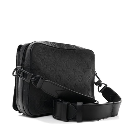 Louis Vuitton Taurillon Monogram Steamer Messenger Black 3 of 9
