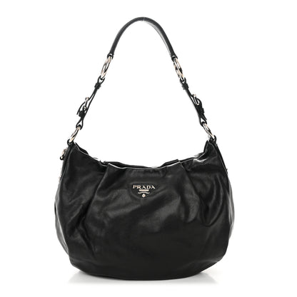 Prada Soft Calf Hobo Black 1 of 13