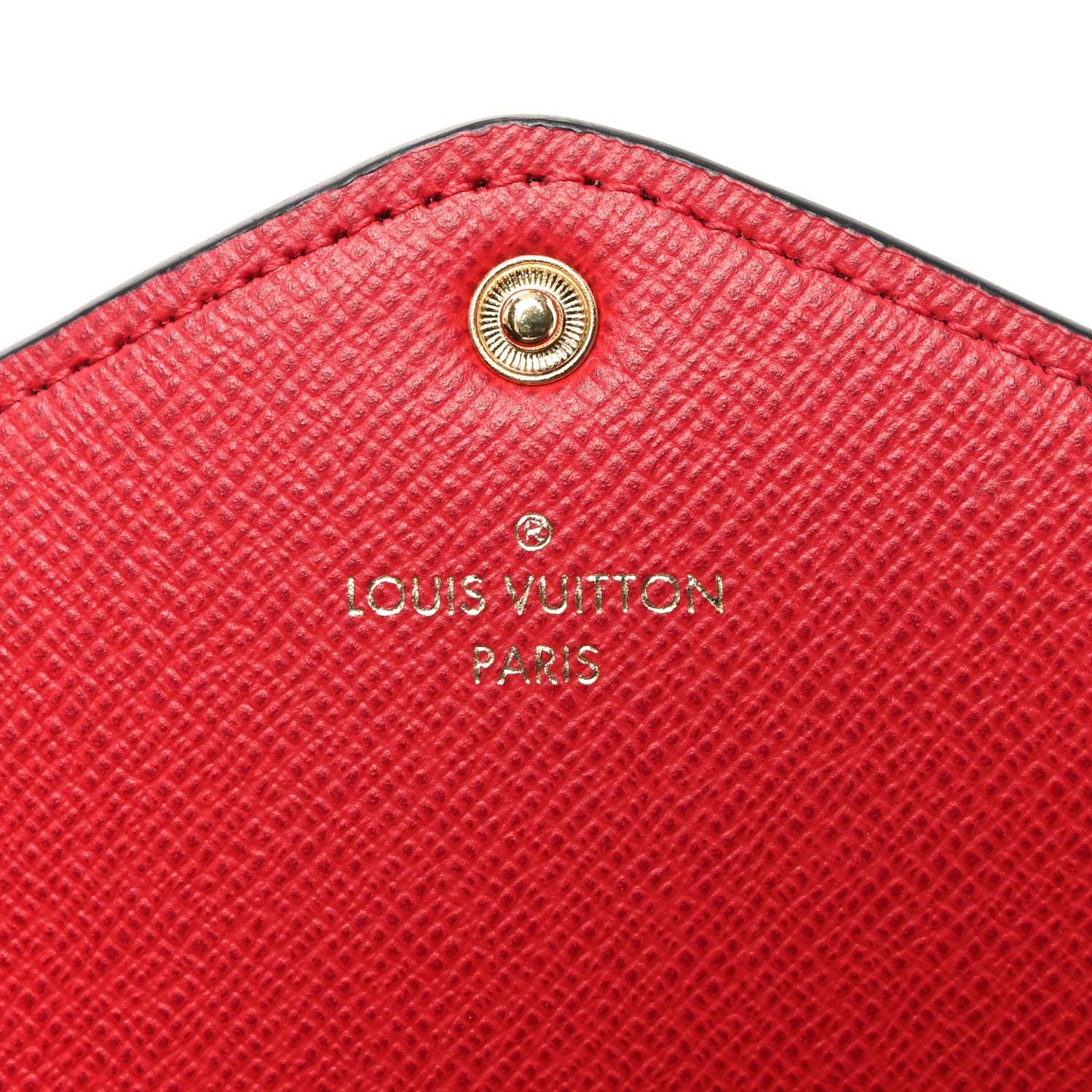 Louis Vuitton Damier Ebene Josephine Wallet Red 6 of 6
