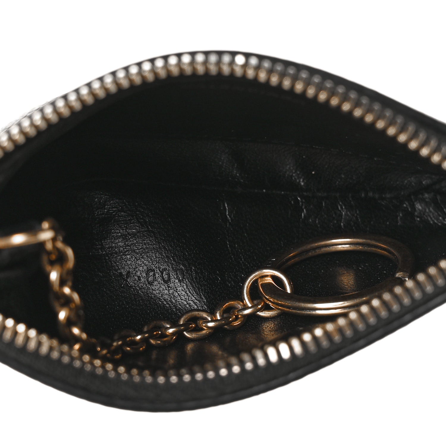 Balenciaga Grained Calfskin Coin Card Holder Black 5 of 9