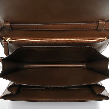 Celine Box Calfskin Medium Classic Box Flap Bag Camel 5 of 8