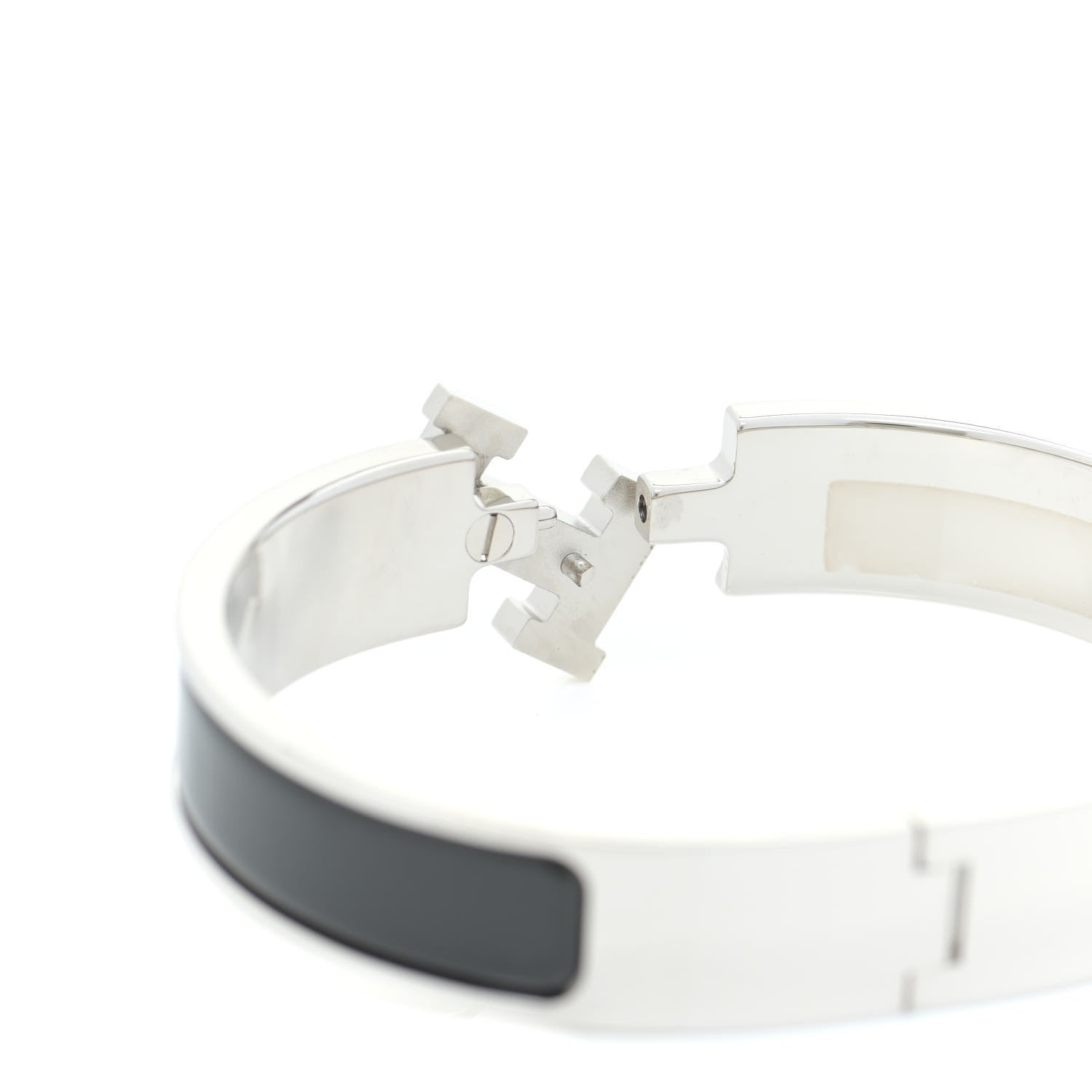 Hermes Enamel Narrow Clic Clac H Bracelet PM Black 4 of 6