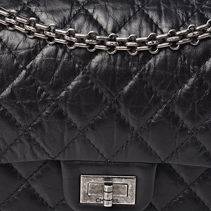 Chanel Aged Calfskin Quilted 2.55 Reissue 225 Flap Black 8 of 10