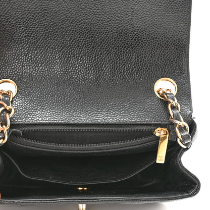 Chanel Caviar Quilted Mini Square Flap Black 12 of 15