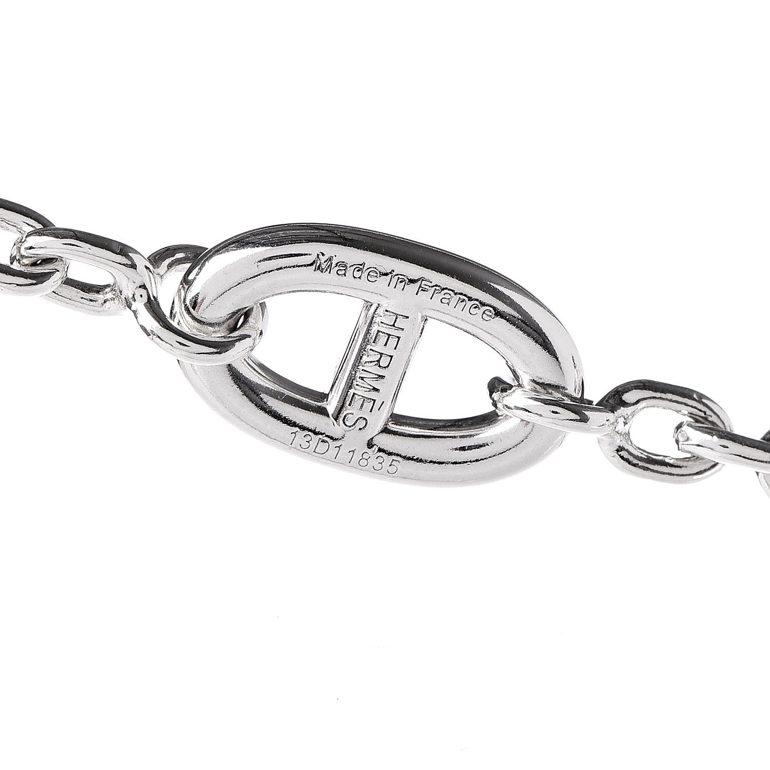Hermes Sterling Silver Farandole Necklace 5 of 6
