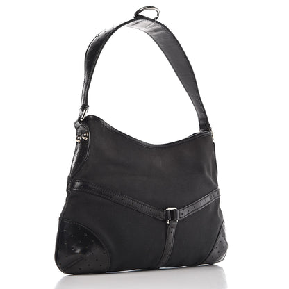Gucci Canvas GG Reins Shoulder Bag Black 3 of 14
