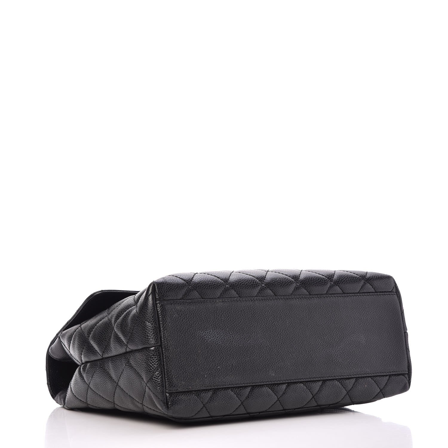 Chanel Caviar Quilted Jumbo Kelly Flap Black 4 of 16