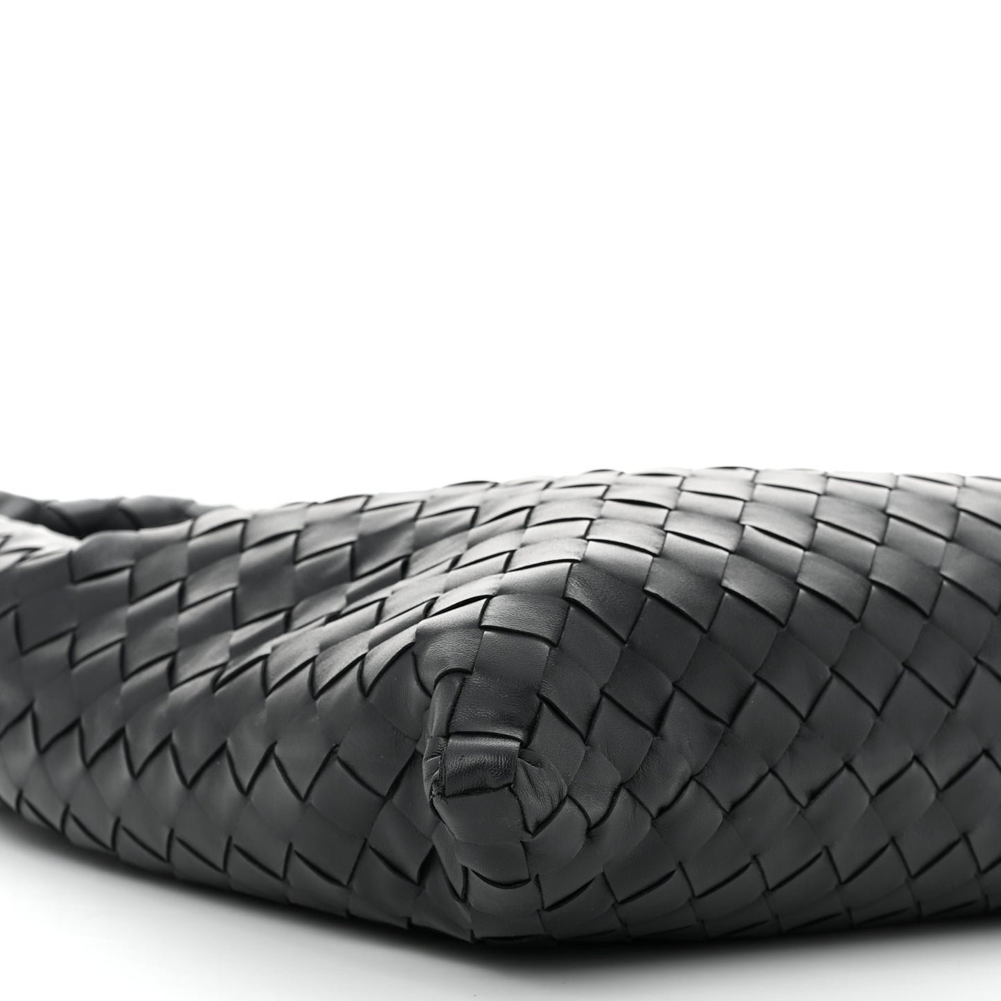 Calfskin Intrecciato Small Hop Ardoise