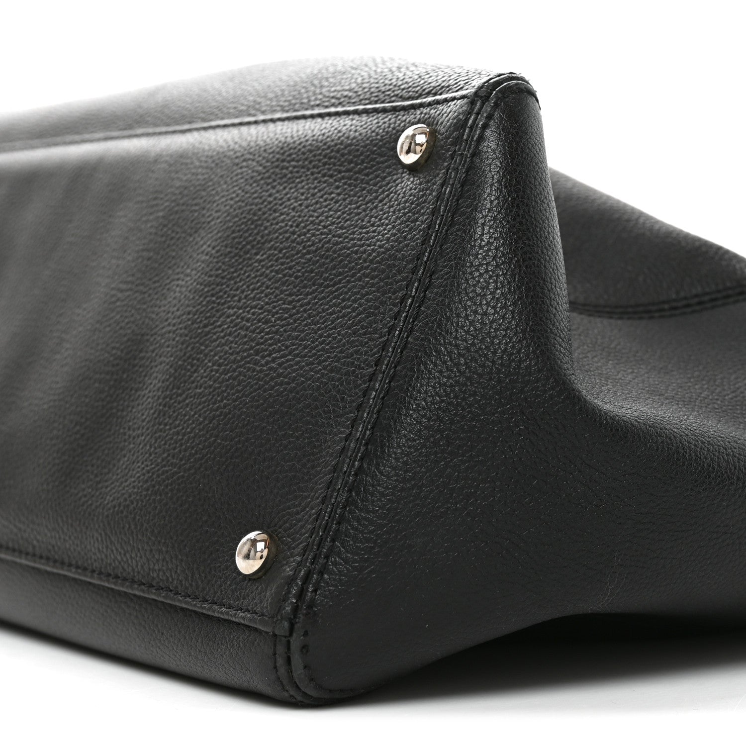 Chanel Calfskin Cerf Executive Shopper Tote Black 10 of 11