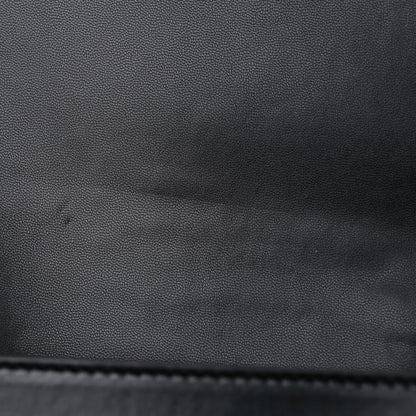 Alexander McQueen Calfskin Crystal Chain Clutch Blue Black 9 of 9