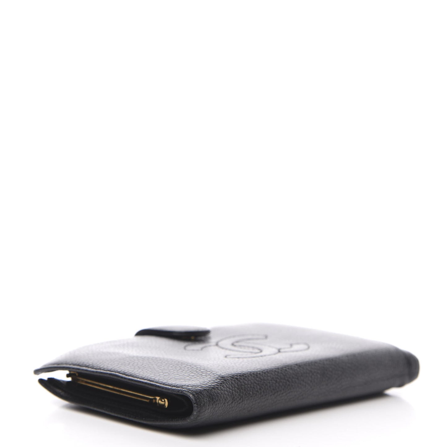 Caviar Timeless CC French Wallet Black