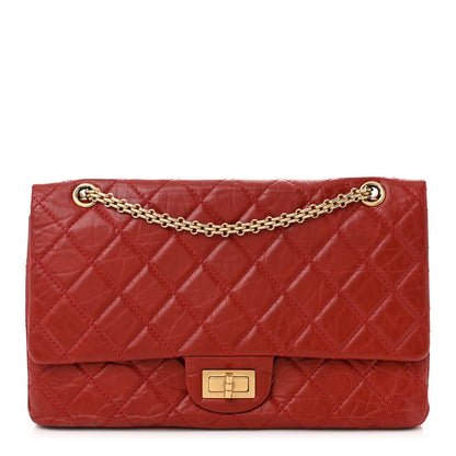 Chanel Aged Calfskin Quilted 2.55 Reissue 227 Flap Red 1 of 10
