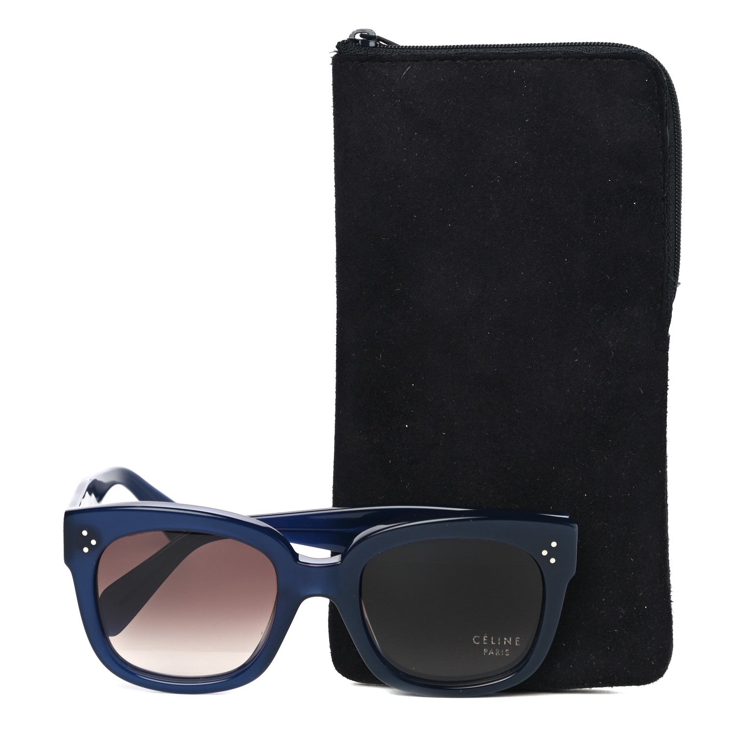 Celine New Audrey Sunglasses CL 41805/S Blue 7 of 7