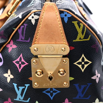Louis Vuitton Monogram Multicolor Speedy 30 Black 17 of 18